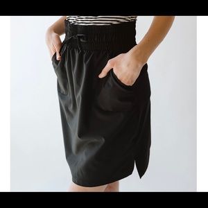 Ablion Away Skirt Black NWT